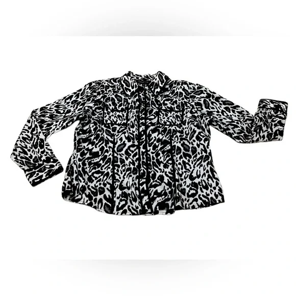 ✨Jones New York✨ Ladies animal print, black white and gray leopard print - Picture 7 of 8